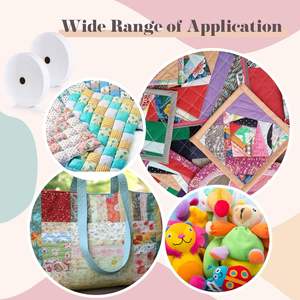 5.7cm * 30m ago punzonato cotone taglio cotone tessuto Non tessuto di cotone lanugine portafoglio tappeto gelatina - Product Image 6