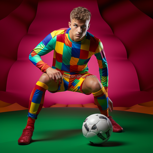 ชุดฟอร์มฟุตบอล7ใน7ชุดยูนิฟอร์มธง7v7ชุดยูนิฟอร์มสีเมทาลิก7v7ออกแบบได้ตามต้องการ - Product Image 2