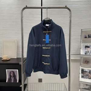 2025 moda <span class=keywords><strong>uomo</strong></span> e donna Retro collo alto <span class=keywords><strong>scamosciato</strong></span> stile cinese Pan giacca piatta primavera e autunno ampia giacca - Product Image 5