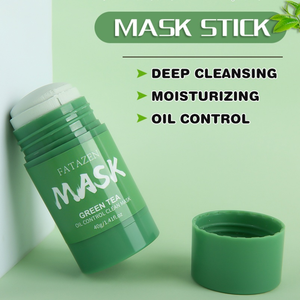 Private Label Deep Cleansing Moisturizing Facial Clay Stick 40g Portable Rotary Design Green Tea Oil Control Clean <b>Mask</b> Stick - Product Image 4
