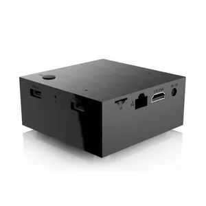 AMA & ZON S11X语音遥控器 + AI扬声器STREMING 4K ANDROID电视机顶盒MXQ CUBE TV盒接收器机顶盒