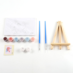 Phòng ngủ hoạt hình động vật dễ thương để bàn trang trí vẽ tranh vẽ tranh bằng số tự làm vẽ tay trẻ em bảng nhỏ - Product Image 3