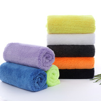 Serviette de lavage de voiture en microfibre double face à poils longs, en polaire corail, sans ourlet, ultra-absorbante, technique de tissage épaissie