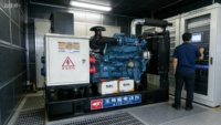 Groupe électrogène diesel Yuchai 400 kW refroidi par eau, démarrage électrique 24 V, type silencieux, châssis ouvert, télécommande, ATS, 1800 tr/min