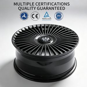 Jantes Flowtone, nouvelles jantes noires multi-rayons personnalisées, 18-24 pouces, jantes de 26 pouces pour Land Rover, Cullinan, Mercedes-Benz S-Ideal L7 - Product Image 4