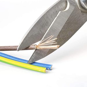 Forbici Professionali da Elettricista 14cm in Acciaio Inossidabile con Taglio per Spellare Fili e Forbici da Cucina - Product Image 2
