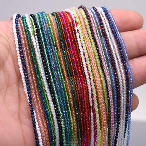 Cuentas pequeñas de piedra Natural, espinelas de cuentas facetadas, 2mm, 195 unidades, espaciador suelto para fabricación de joyas, pulsera y collar DIY - Product Image 5