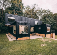 CE Mobile Maison Préfabriquée Modulaire en Conteneur à 2 Étages, Écologique, Étanche, Résistante au Feu, Durable, Alimentée à l'Énergie Solaire, pour Salon et Salle de Sport
