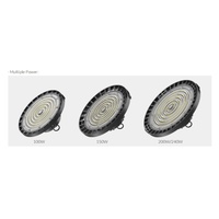 Projecteur LED industriel HB07 100-240W 150LM/W IP65 IK08 DALI/1-10V Garantie 5 ans 3500K-6000K avec conception CAO automatique pour stade et hall d'exposition