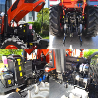 Mini tracteurs agricoles chinois 30HP 40 HP 50 HP, petit tracteur agricole 4x4, machines agricoles compactes