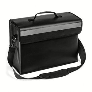 CUSTOM 17*12*6inch Fireproof and Waterproof <b>Document</b> <b>Bag</b> Easily Fits Binders and Legal Size <b>Documents</b> Filing Product - Product Image 5
