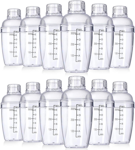 Logo personnalisé 350ml Tasse <span class=keywords><strong>shaker</strong></span> en plastique Accessoires de bar en plastique pour cocktail secouant pour thé au lait - Product Image 3