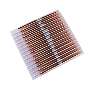 Professional <strong>Nail</strong> Gel <strong>Brushes</strong> <strong>Set</strong> Eco-friendly Durable Private Label Nylon Bristles Aluminum Handle <strong>Nail</strong> <strong>Brush</strong> - Product Image 2