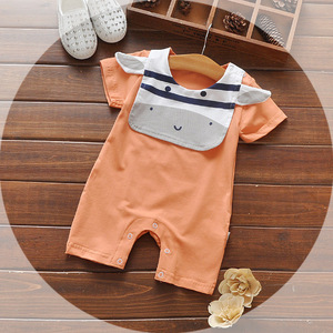 Conjunto de Ropa de Boutique para Niñas: Pelele Bandana y Baberos de Verano al por Mayor - Product Image 2