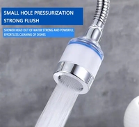 360 rotation pivotant robinet Extender bec anti-éclaboussures tête économiseur d'eau cuisine maison étendue douche filtre de pulvérisation