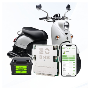 ECBMS 96s 20s 17s 12v 96v 100a 120a BMS de Alta Corrente BT para Bateria LiFePO4 Li-ion com Placa de Balanceamento Ativo para Carrinho de Golfe e Empilhadeira - Product Image 1