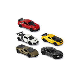 1:60 Petit jouet moulé sous pression <span class=keywords><strong>Cars</strong></span> 3 portes Pullback Ornaments Metal Racing Car Model for Kids Gift 8 Styles Mix - Product Image 3