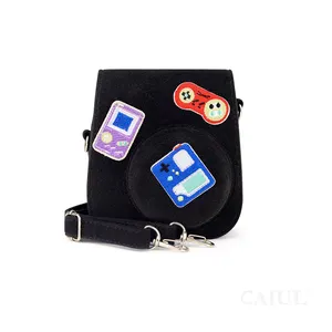 Instax Camera Bag DIY Embroidery Sticker Series Felt Instant Camera Bag For Fujifilm Instax Mini 11 Protective Case