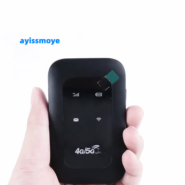 Portable 4G LTE WiFi Router with SIM Card Slots Outdoor Pocket WiFi Repeater for Communication & Networking