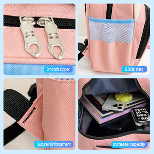 Zaini per Scuola Primaria all'Ingrosso, Personalizzabili con Logo Stampato, Zaini per Corsi di Formazione e Coaching per Bambini, Zaini per <span class=keywords><strong>Asilo</strong></span> - Product Image 4