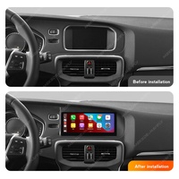Caméra panoramique Android 360 MEKEDE avec navigation GPS pour Volvo V40 2011-2018, résolution 1280*480, BT 4G LTE WIFI
