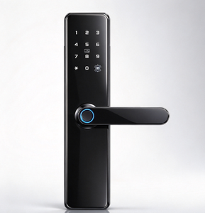Aluminum Alloy Fingerprint Smart <b>Door</b> Lock Password Keyless Entry Electronic <b>Handle</b> Fingerprint Lock for Office <b>Door</b> - Product Image 6