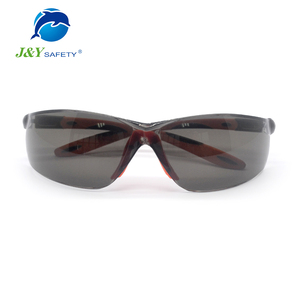 نظارات أمان عالية الجودة بسعر المصنع عدسات من البولي كاربونات سوداء واقية للعين مصممة نظارات أمان - Product Image 2