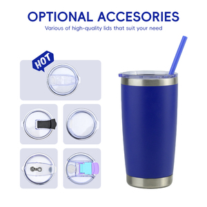 Gobelet isotherme réutilisable en acier inoxydable à double paroi avec logo personnalisé, 20 oz et 30 oz, pour café et <span class=keywords><strong>voyage</strong></span> - Product Image 3