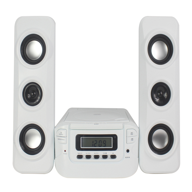 Digital Display 2 Channel Stereo System Customizable Color Dual Tower Speakers Music Centre High Quality Home Audio Player