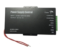 Système de contrôle d'accès DC 12V 5A Alimentation à découpage AC 90 ~ 260V Utilisé pour le système de contrôle d'accès par empreinte digitale RFID à serrure électrique