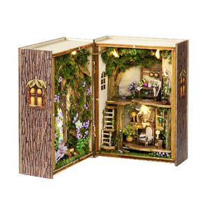 Diy Hut MINI Fantasy's Cube Series Accessoires <span class=keywords><strong>en</strong></span> bois sans découpe, design à bascule, cadeau créatif pour les 14 ans et plus, kits - Product Image 6