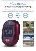 Alarme de chute bidirectionnelle 4G SOS à un clic, pendentif étanche IP68, navigation GPS, traceur intelligent LBS pour personnes âgées