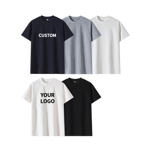 Men's Unsex Casual Sportswear T-shirt Shirt Cotton Spandex 180G Custom Plain T-shirts - Product Image 1