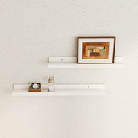 Étagère murale en bois certifiée FSC, étagère flottante pour photos, étagère murale de rangement, vente en gros OEM ODM