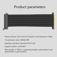 Câble de carte d'extension GPU PCI Express PCIE 4.0 16x câble Riser carte graphique câble d'extension Riser à 90 degrés