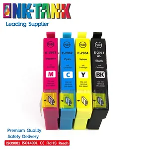 Epson XP-241 프린터에 대한 INK-TANK 296 T2971 T2962 T2964 프리미엄 색상 호환 잉크젯 잉크 카트리지