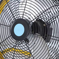 Ventilateur de sol solaire de 12 pouces, 3 pales, ventilateur portable pour le camping en plein air, ventilateur de sol rechargeable par énergie solaire