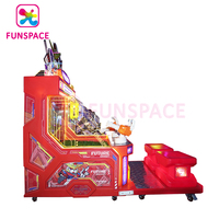 Funspace Jeux de tir à pièces pour 2 personnes Machine de jeu d'arcade avec simulateur de pistolet à eau