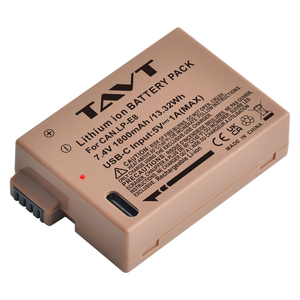 แบตเตอรี่ LP-E8 E8 1800มิลลิแอมป์ต่อชั่วโมงพร้อม Type-C สำหรับ <span class=keywords><strong>Canon</strong></span> <span class=keywords><strong>EOS</strong></span> 550D 600D 650D 700D <span class=keywords><strong>X4</strong></span>จูบ X5 X6i X7i กบฏ T2i T3i T4i กล้อง T5i - Product Image 2