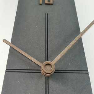 Horloge murale de luxe minimaliste 3d en bois, <span class=keywords><strong>grande</strong></span> taille, décoration moderne, design artistique, pour salon - Product Image 4