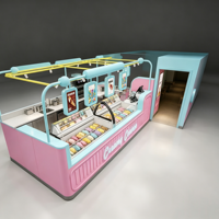 Maßgefertigte Eiscreme-Vitrine Multifunktionale Hochleistungs-Gefriertruhe Kommerzielle Gelato-Auslagevitrine mit LED-Beleuchtung
