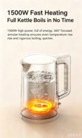 Bouilloire électrique MIJIA 1,5 L N1, chauffe-eau rapide, contrôle intelligent de la température, anti-surchauffe, bouilloire à eau en acier inoxydable 304