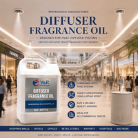 Huile parfumée OEM personnalisée de luxe pour hôtel, parfum thé blanc longue durée pour système de climatisation centralisé, huile aromatique pour CVC