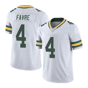 Vente flash - Maillot respirant pour homme adulte Green Bay Packers # 10 Amours # Maillot de football vert de l'équipe 4 Favre - Product Image 2