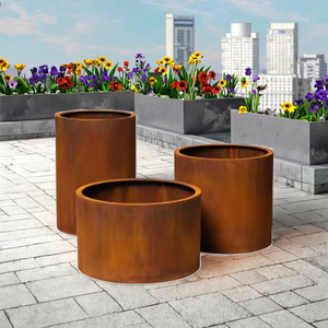 Construisez votre propre <span class=keywords><strong>jardinière</strong></span> en <span class=keywords><strong>acier</strong></span> <span class=keywords><strong>corten</strong></span> Choisissez la taille, le fond, le drainage 12 "à 48" diamètre <span class=keywords><strong>jardinière</strong></span> ronde personnalisée en <span class=keywords><strong>acier</strong></span> <span class=keywords><strong>corten</strong></span> - Product Image 2
