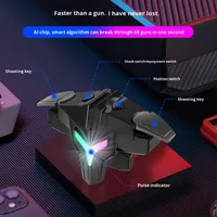 Manette de jeu WFUN A1 Mapping Turbo Fire Aim Button avec moteur de vibration, déclencheurs de tir physiques sensibles pour jeux mobiles