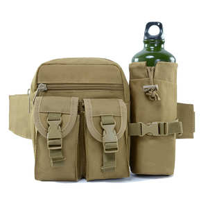 Riñonera Táctica Impermeable para Hombre, Bolsa de Hombro Multiusos para Exteriores con Porta Botella de Agua - Product Image 1