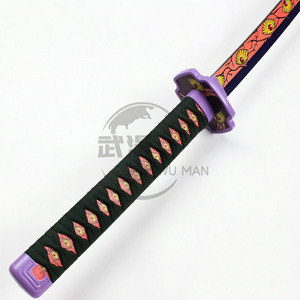 Katana Nichirin <span class=keywords><strong>de</strong></span> Kochou <span class=keywords><strong>Shinobu</strong></span>, Espada <span class=keywords><strong>de</strong></span> <span class=keywords><strong>Cosplay</strong></span> <span class=keywords><strong>de</strong></span> Hashira Insecto, Réplica Coleccionable <span class=keywords><strong>de</strong></span> Anime Sin Afilar - Product Image 3