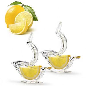 Presse-citron manuel portable en plastique PP transparent, petit presse-fruits et légumes, outil manuel facile à utiliser - Product Image 1