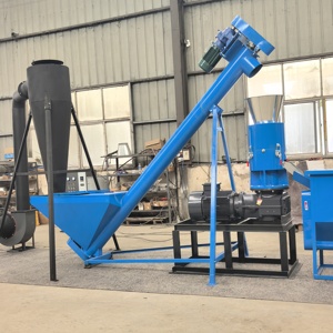 Unité de fabrication de granulés à alimentation automatique par vis, machine de production de granulés de biomasse tout-<span class=keywords><strong>en</strong></span>-un, aucun équipement d'alimentation supplémentaire nécessaire - Product Image 4